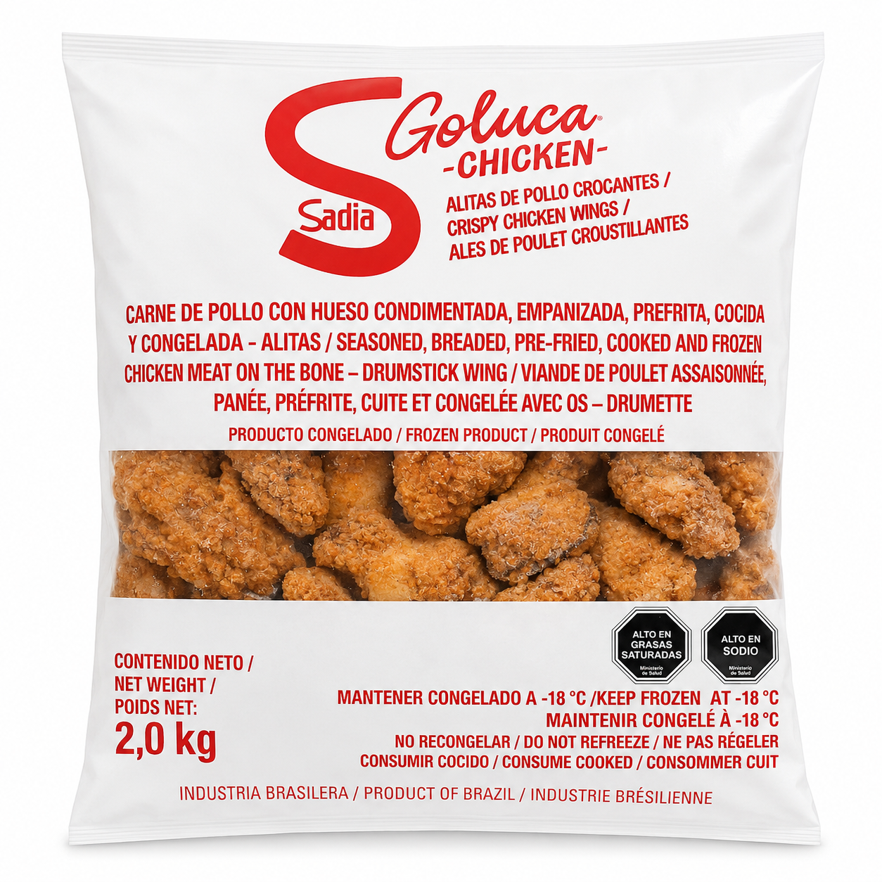 Alitas crocantes 2 kg Sadia