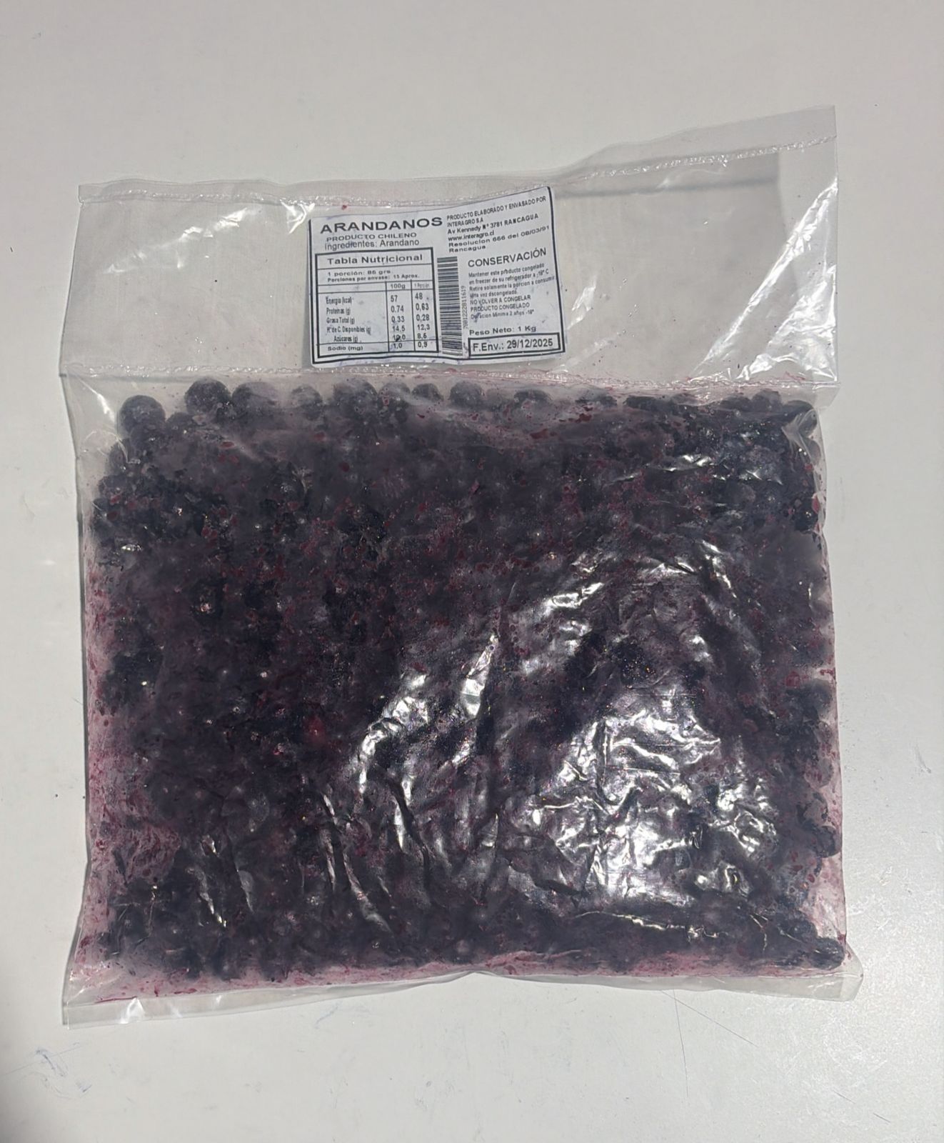 Arándanos 1 kg Interagro