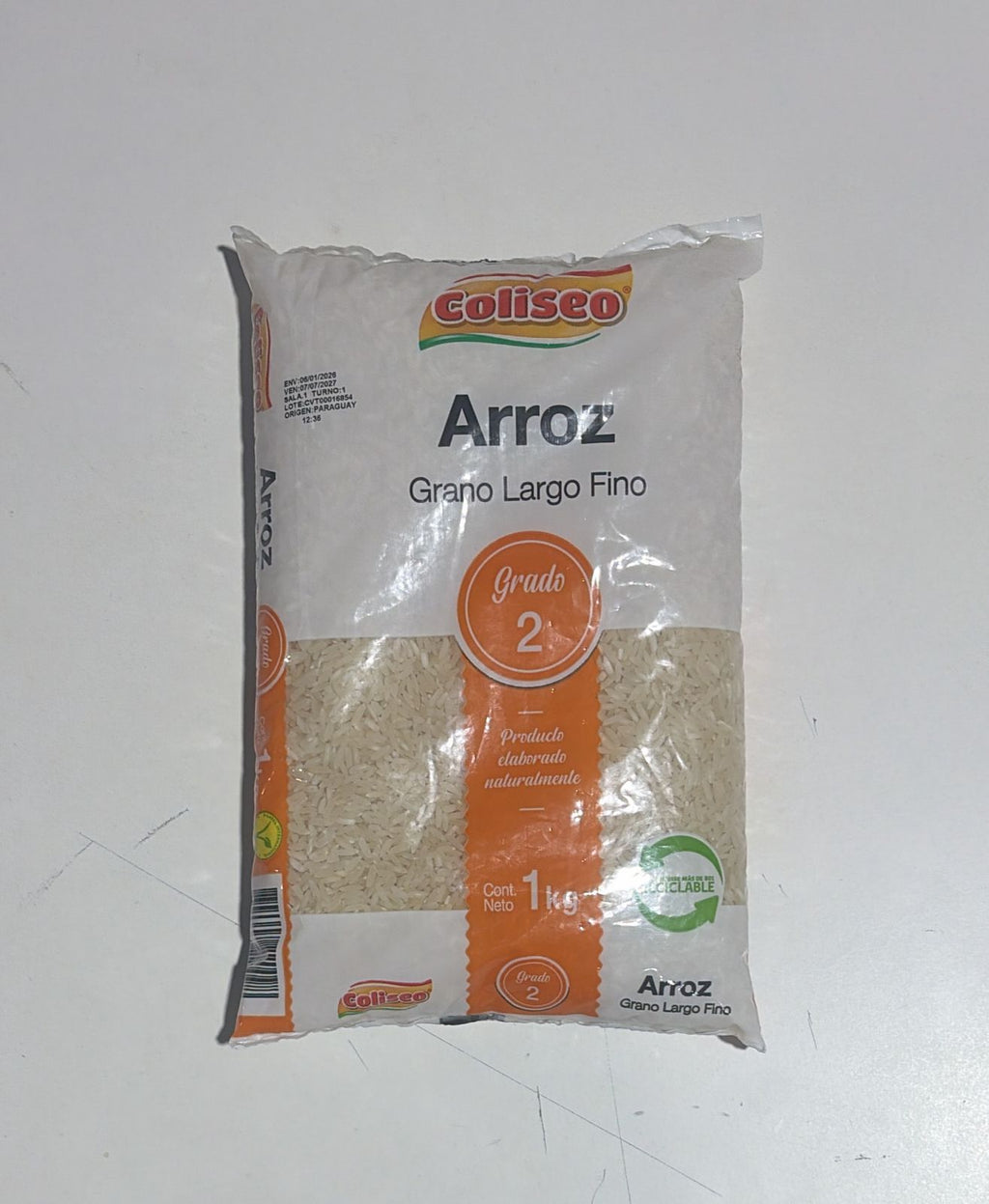 Arroz G2 1 kg Coliseo