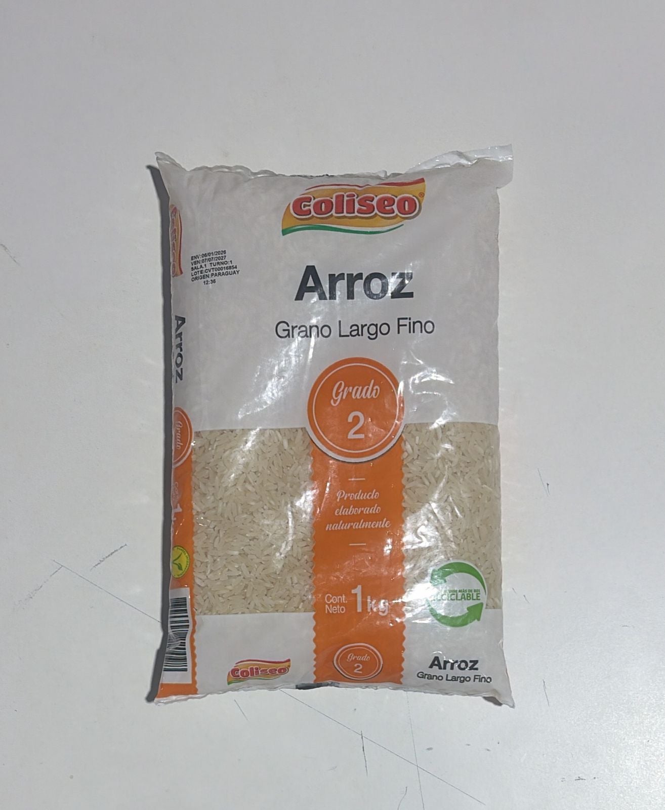 Arroz G2 1 kg Coliseo