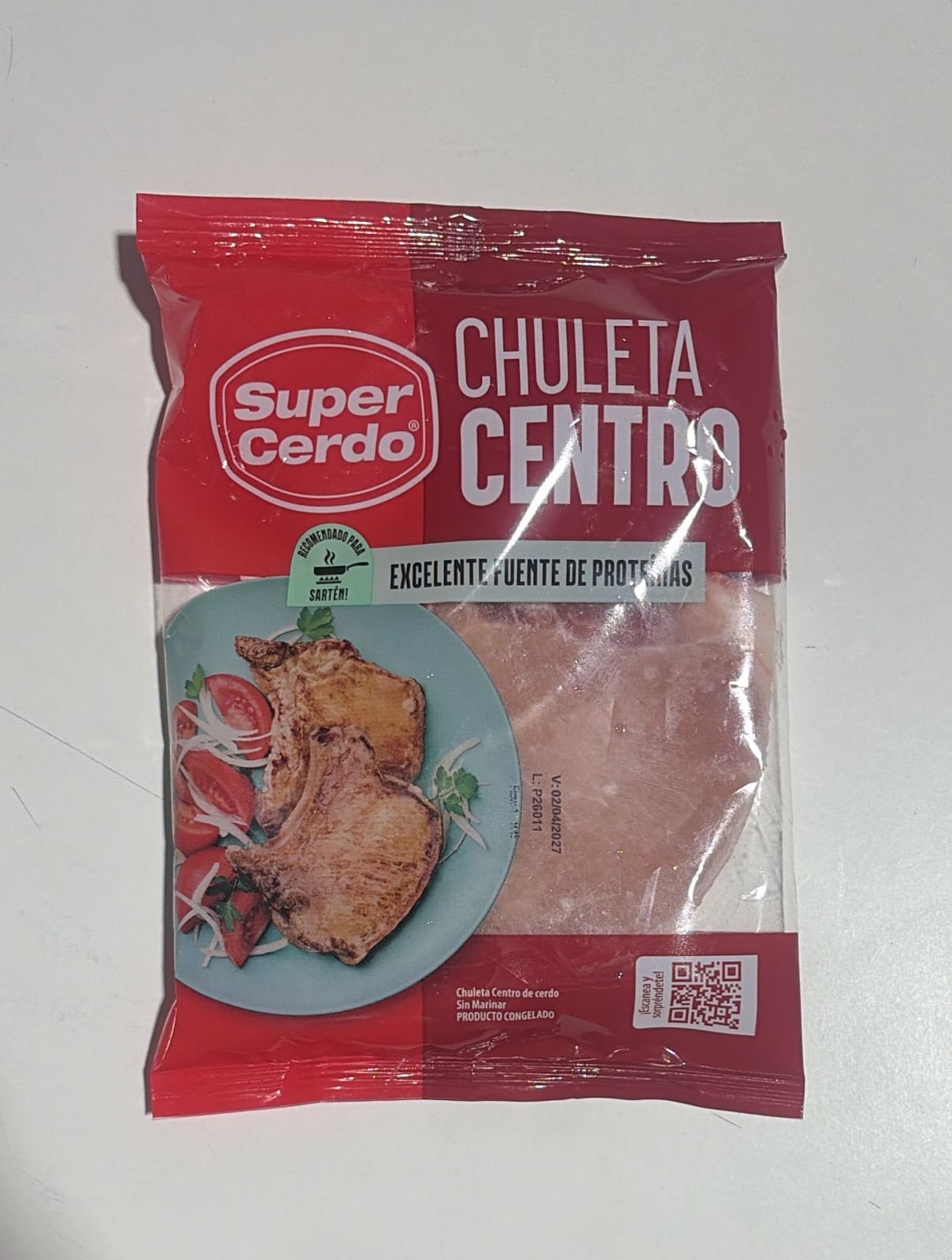 Chuleta Centro 140 grs Super Cerdo