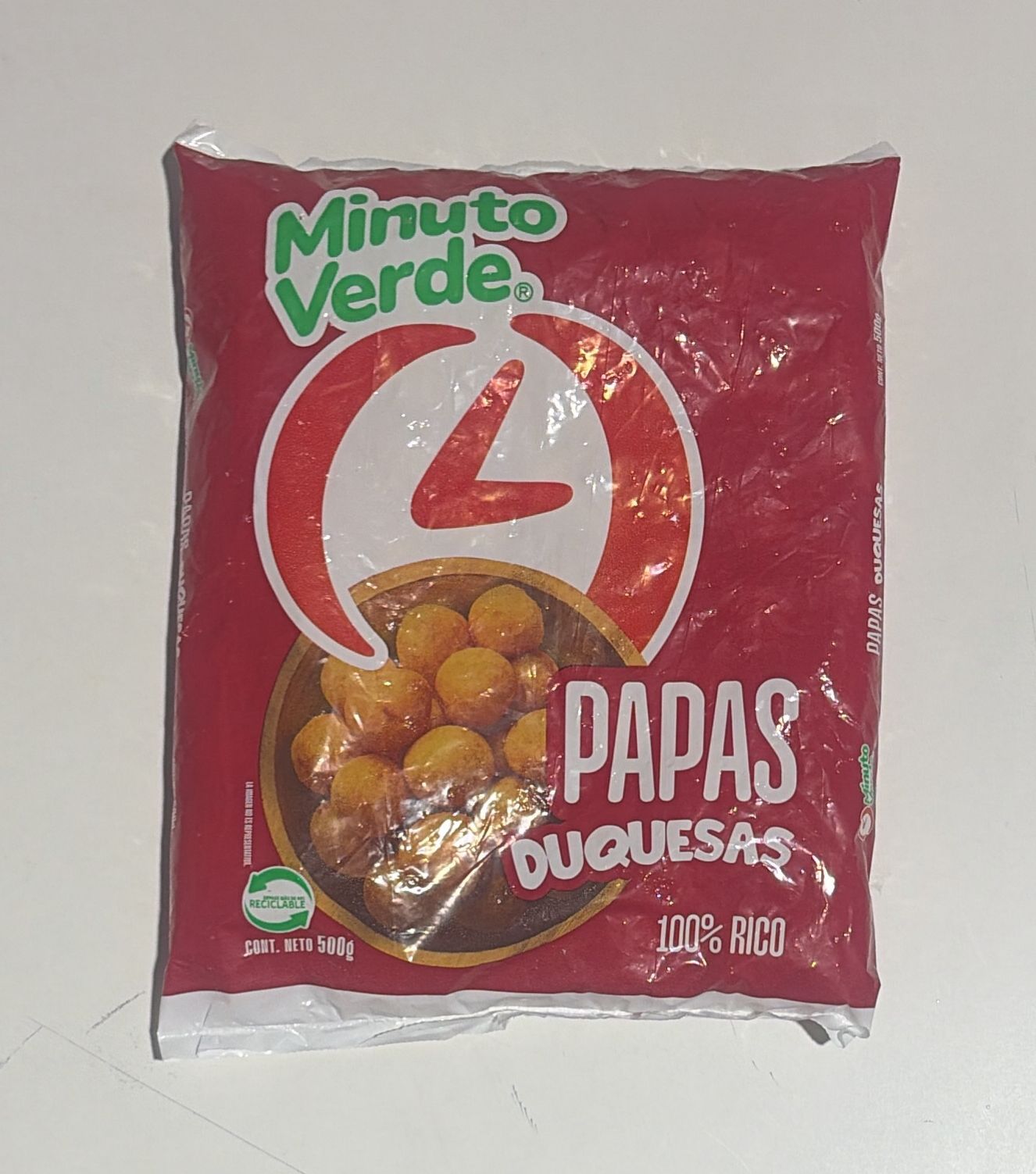 Papas Duquesa chica 500 grs Minuto Verde