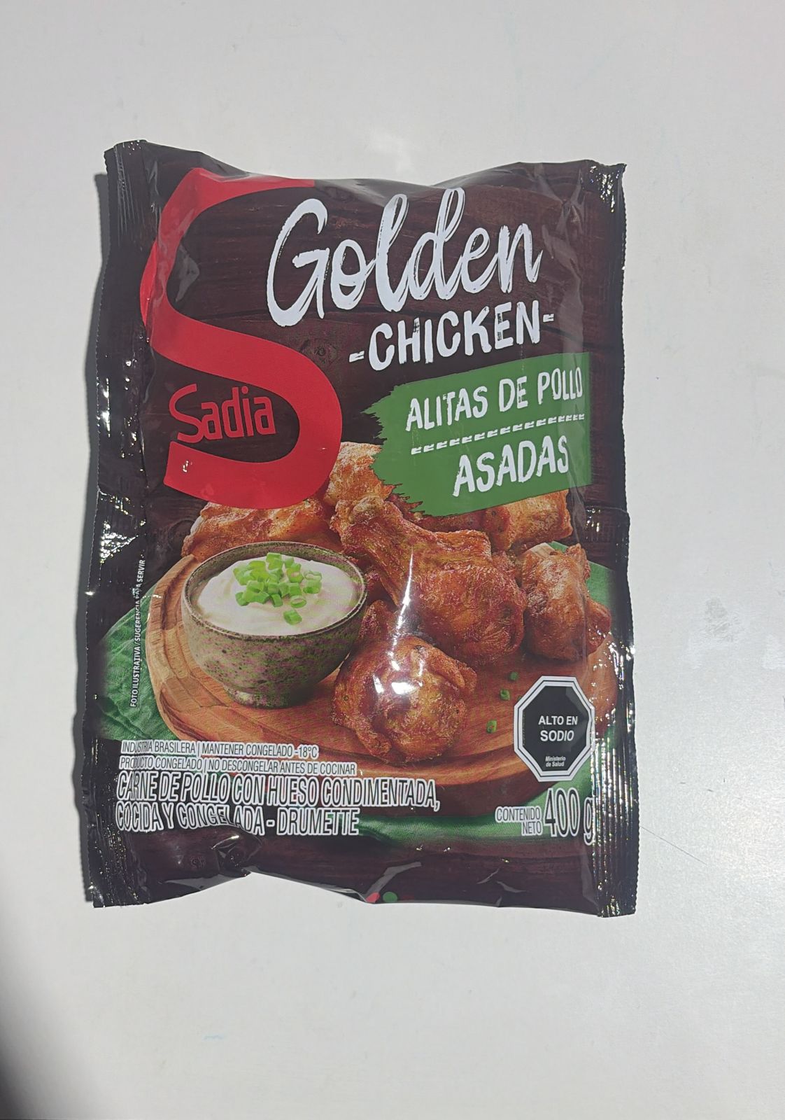 Golden Alitas asadas 400 Gr Sadia