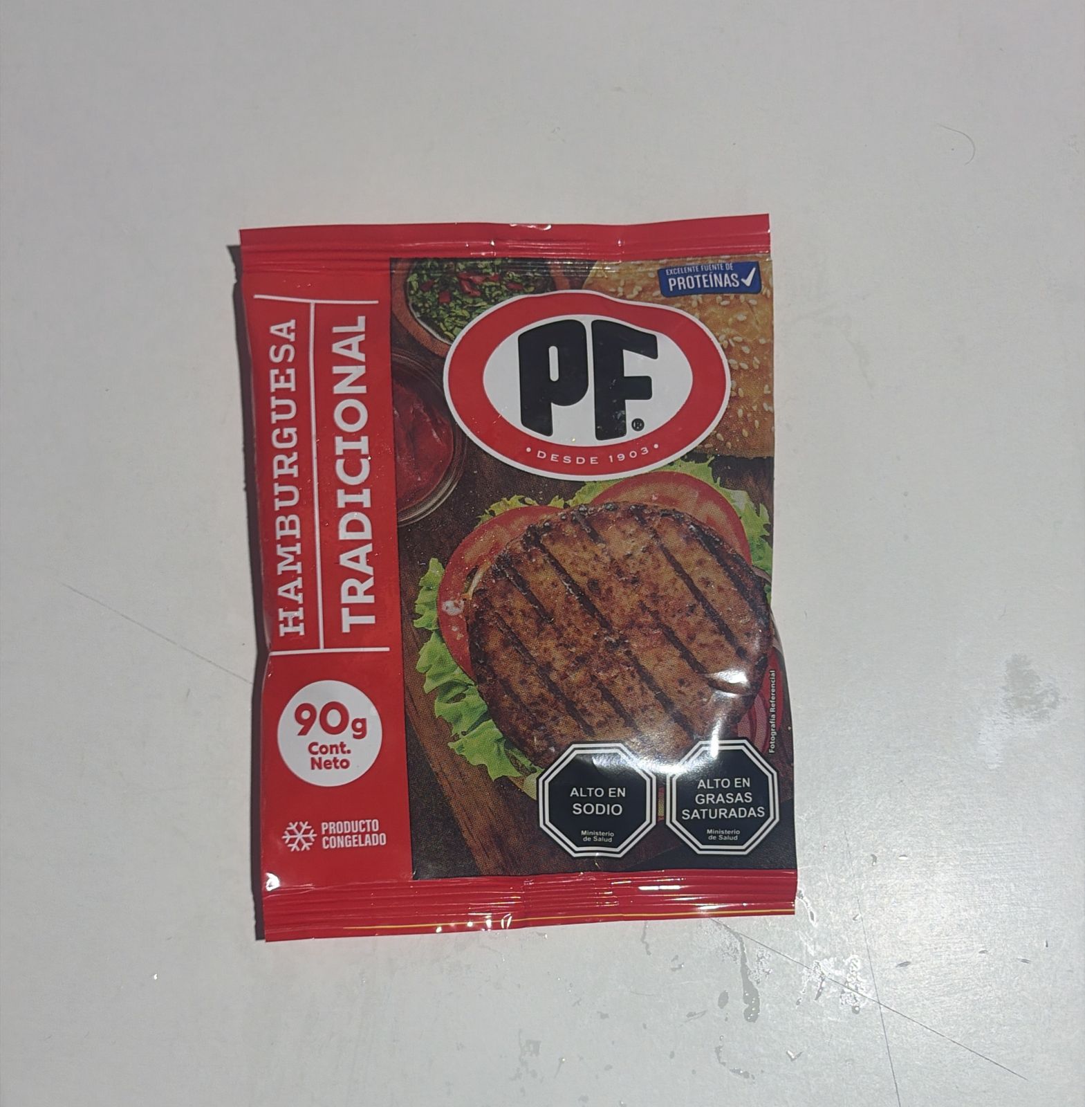 Hamburguesa Vacuno 90 grs PF
