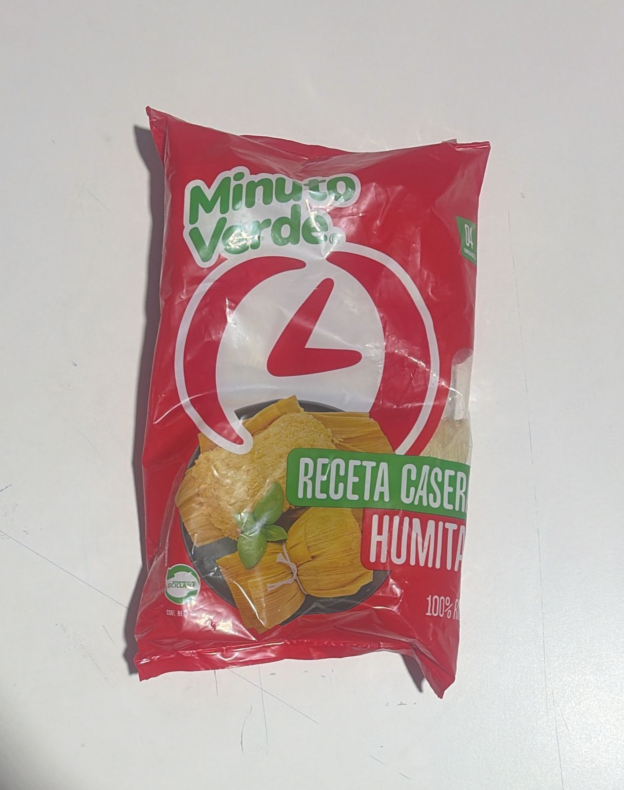 Humitas 4 un 500 Grs Minuto Verde