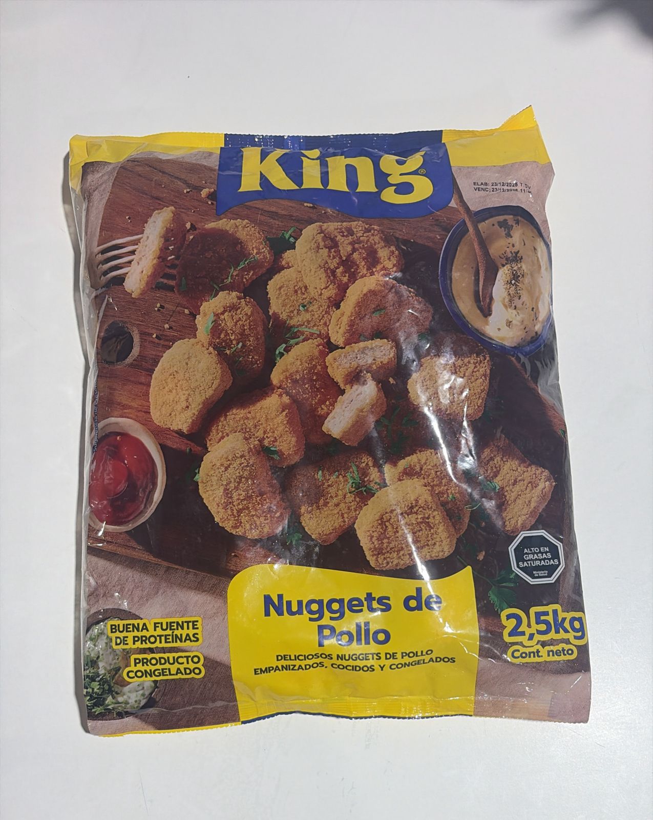 Nuggets pollo 2,5 kgs King