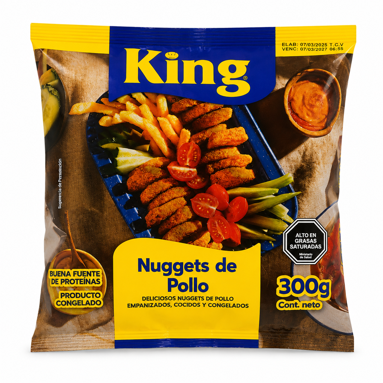 Nuggets pollo 300 Grs King