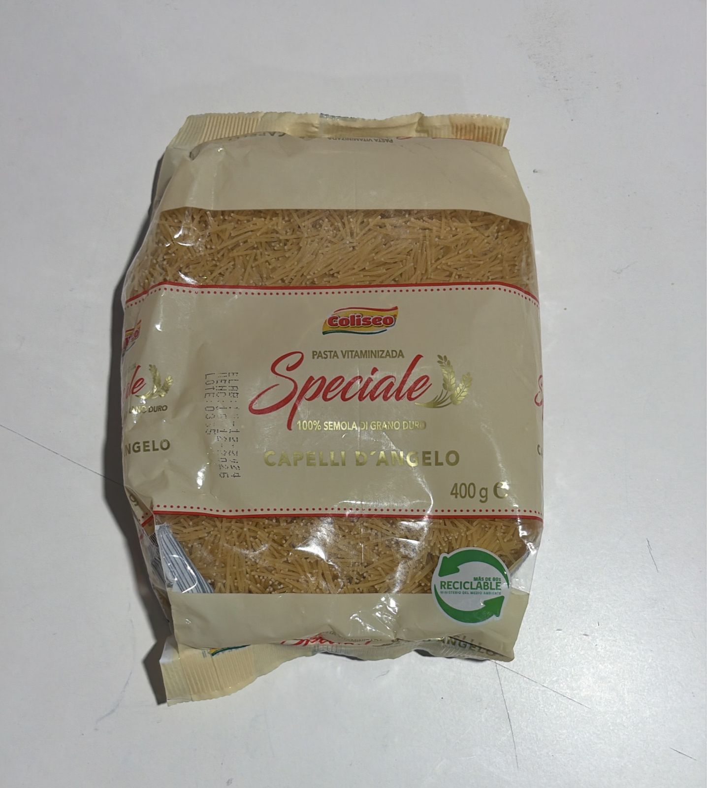 Pasta Capelli D'Angelo 400 gr Specialle