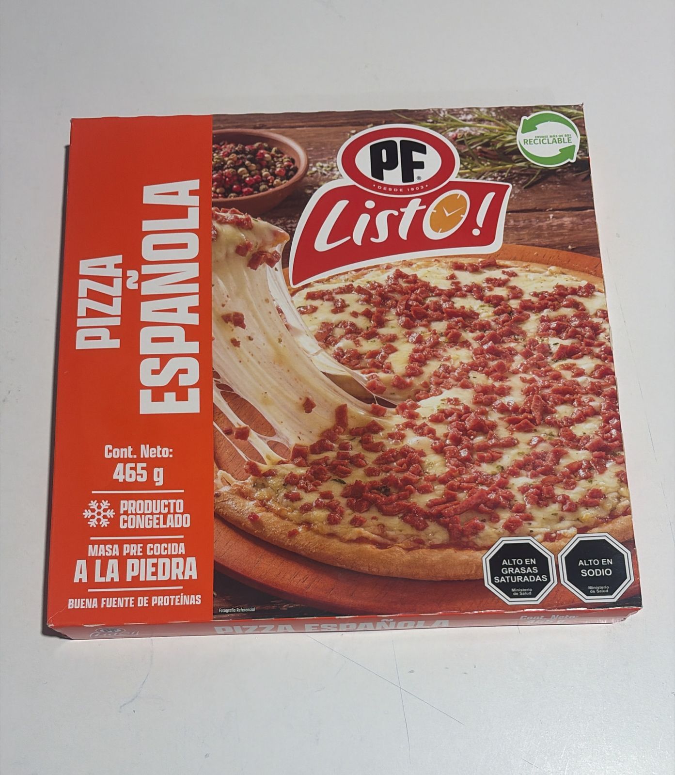 Pizza Española 465 grs PF