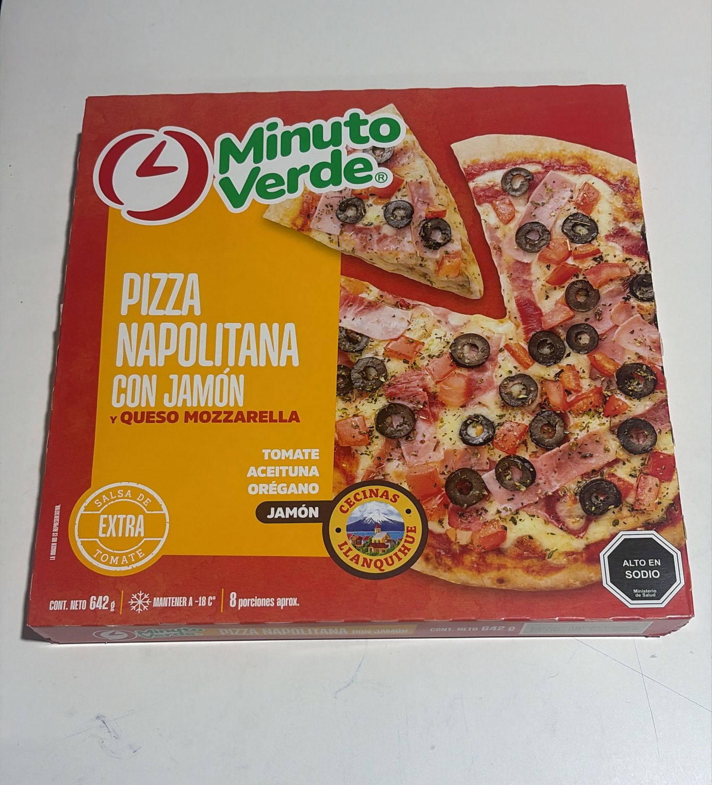 Pizza Napolitana 642 Grs Minuto Verde