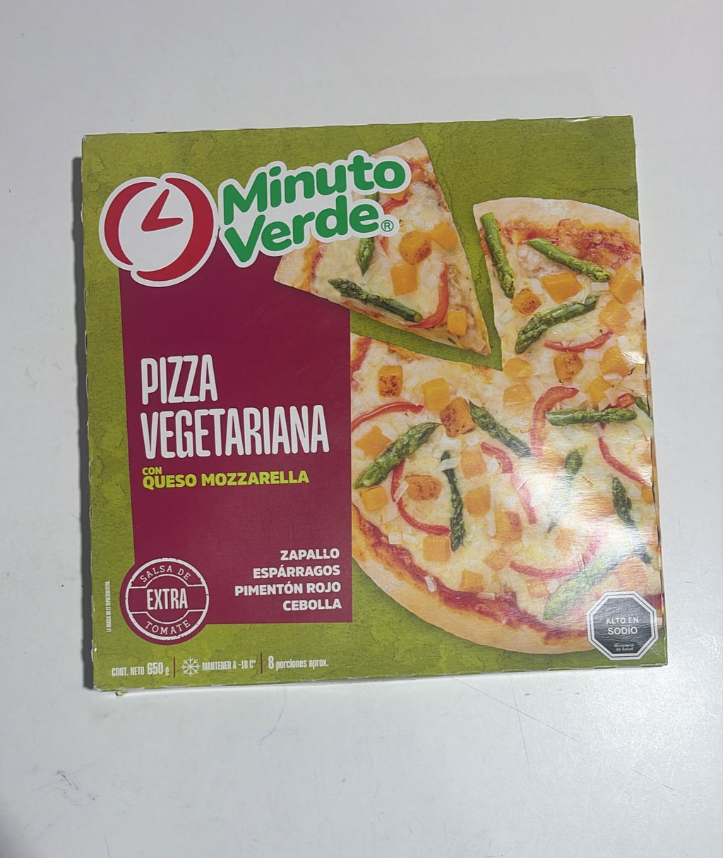 Pizza Vegetariana Minuto Verde