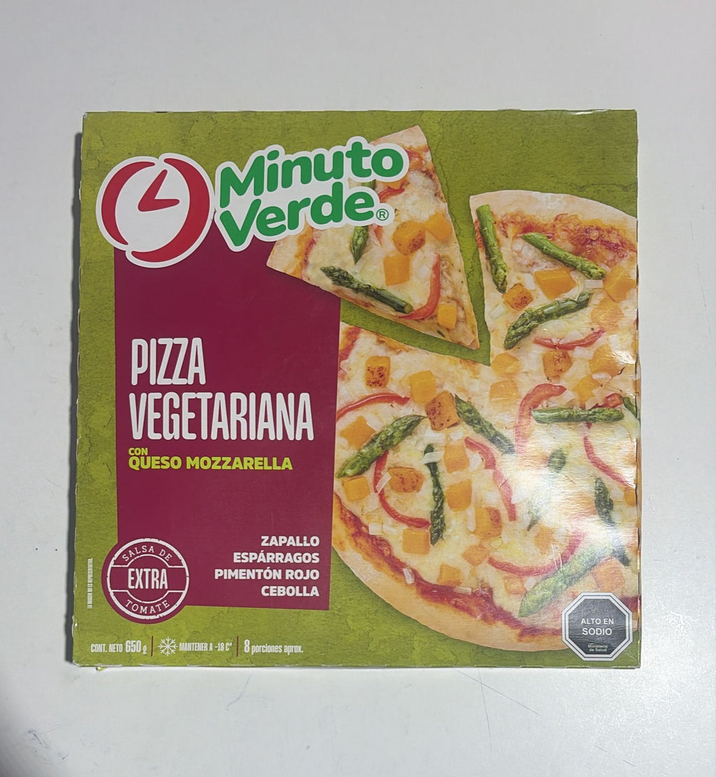 Pizza Vegetariana Minuto Verde