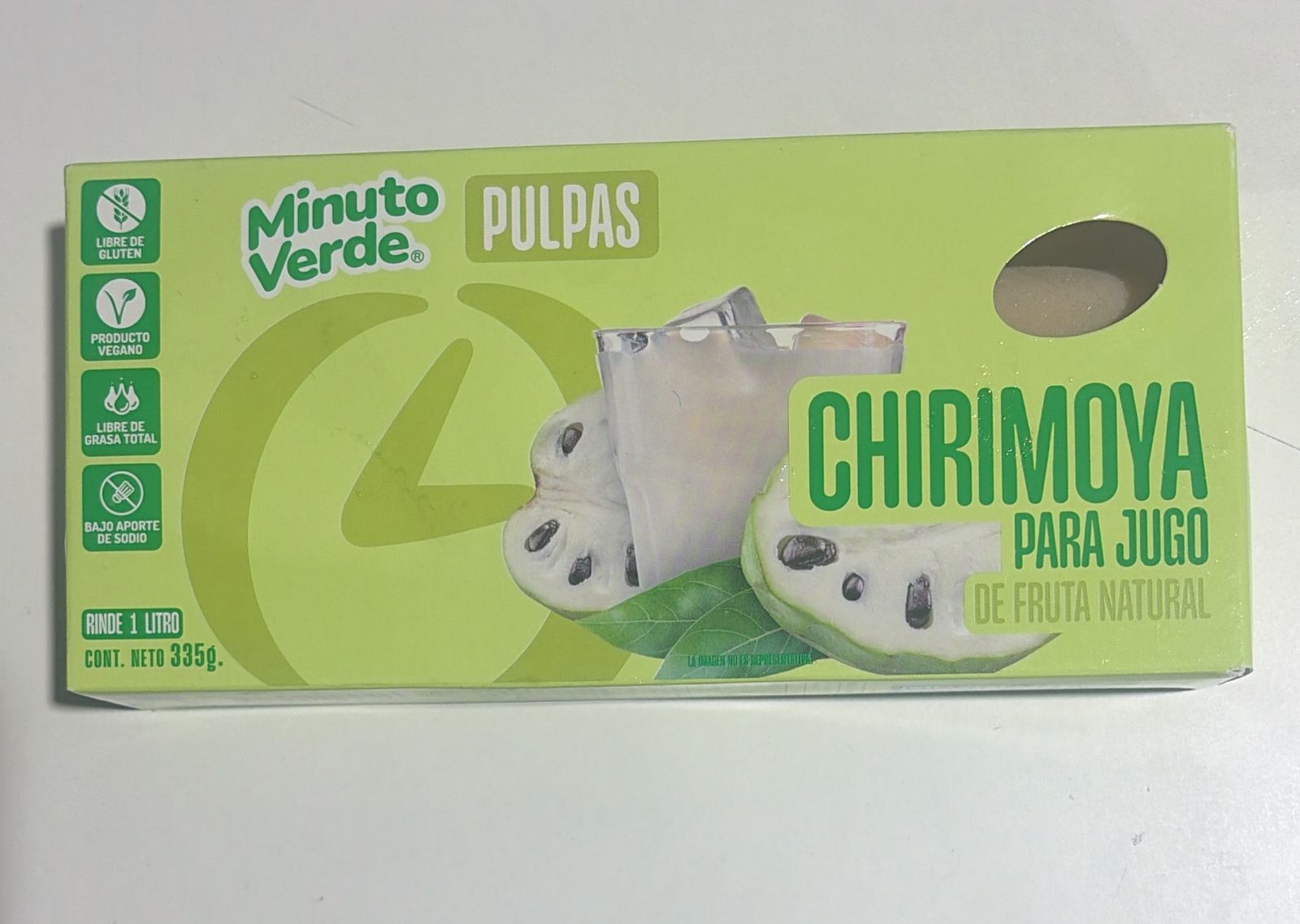 Pulpa Chirimoya 335 Gr MINUTO VERDE