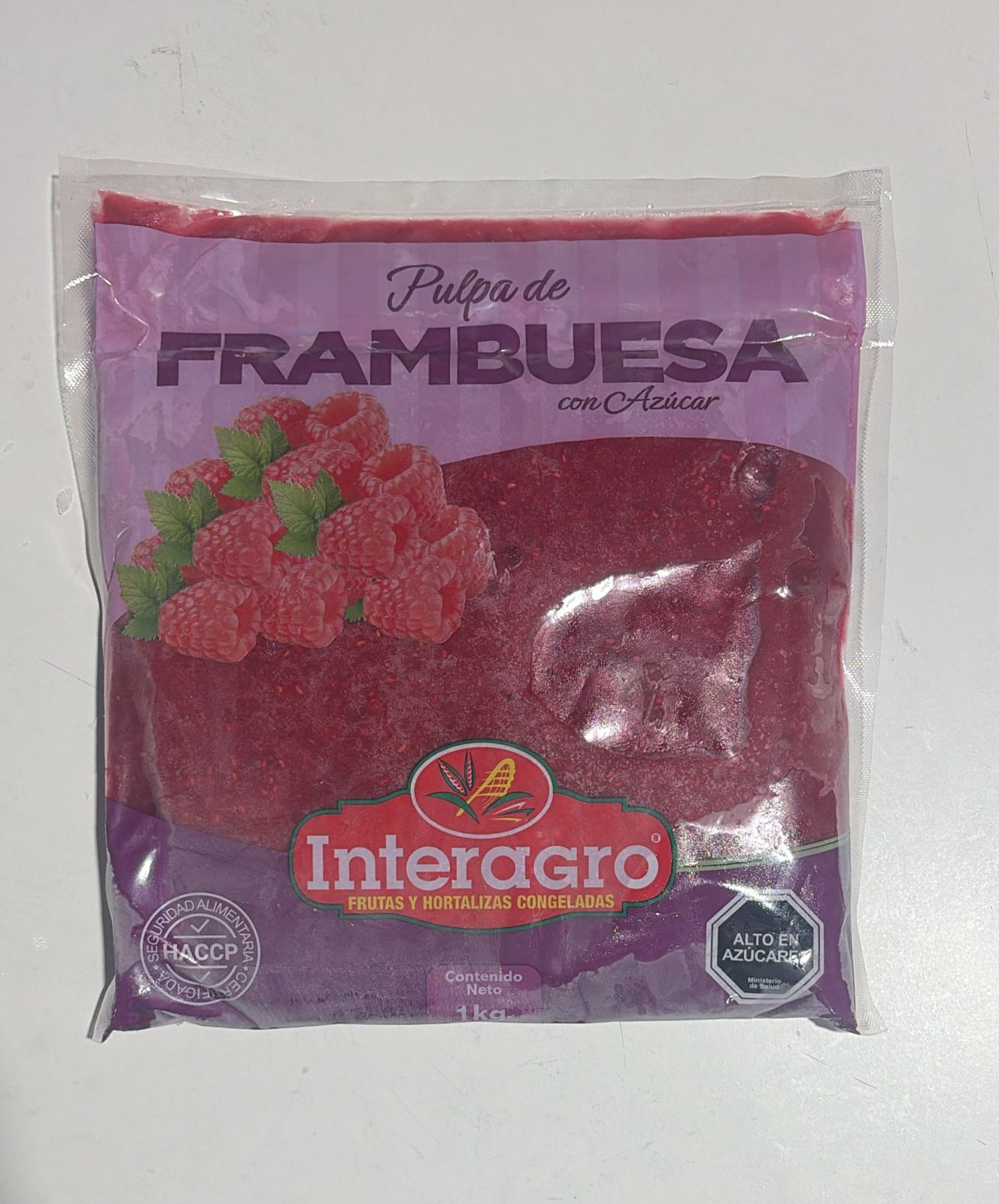 Pulpa Frambuesa 1 Kg Interagro