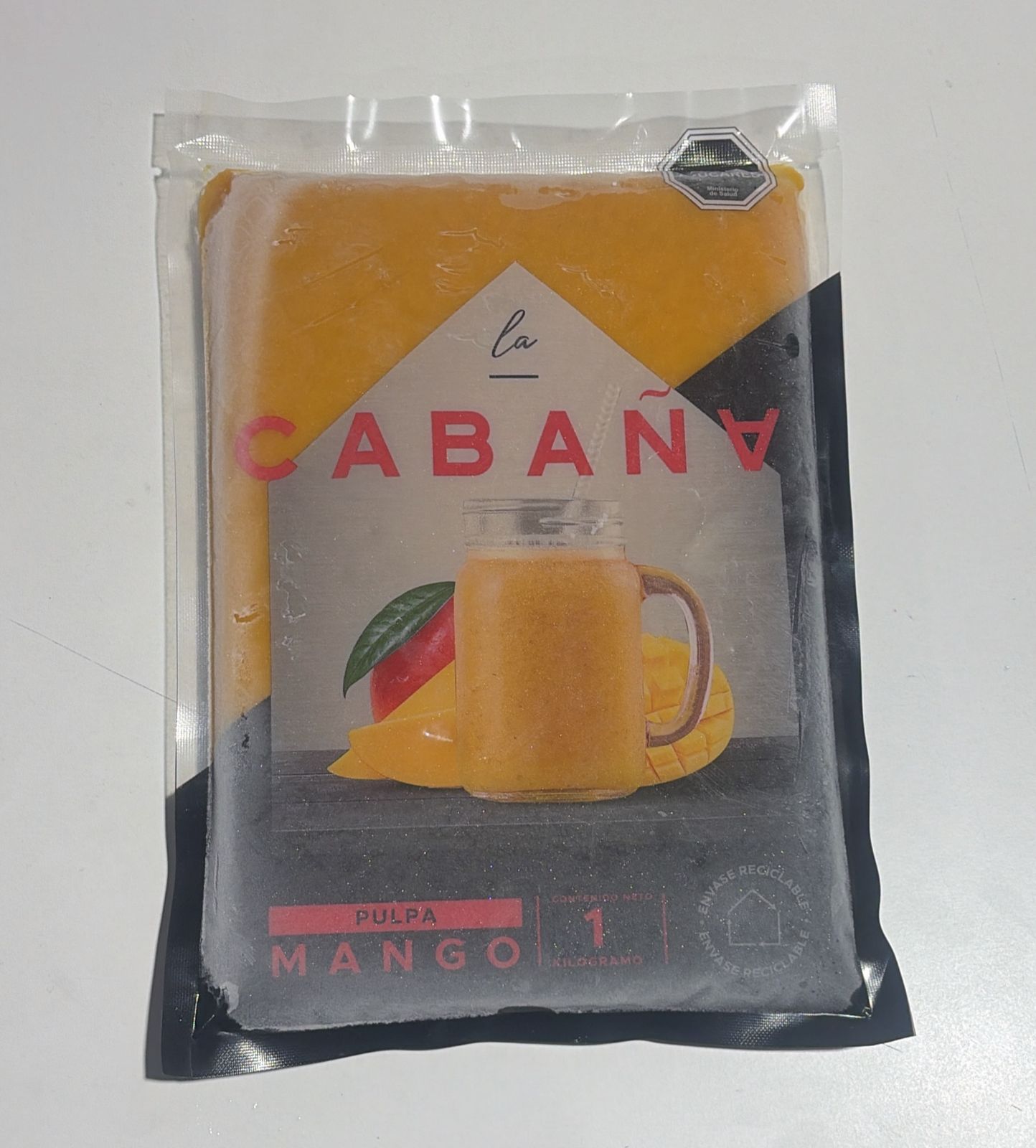 Pulpa de Mango 1 kg La Cabaña