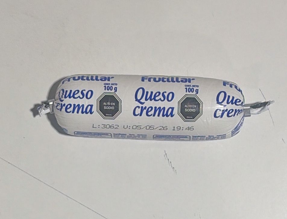 Queso Crema 100 grs FRUTILLAR