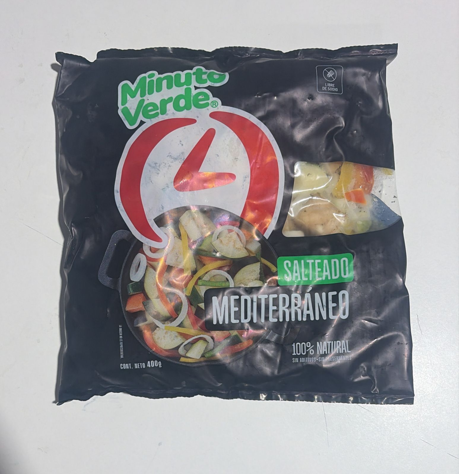Salteado Mediterraneo 400 gr Minuto Verde