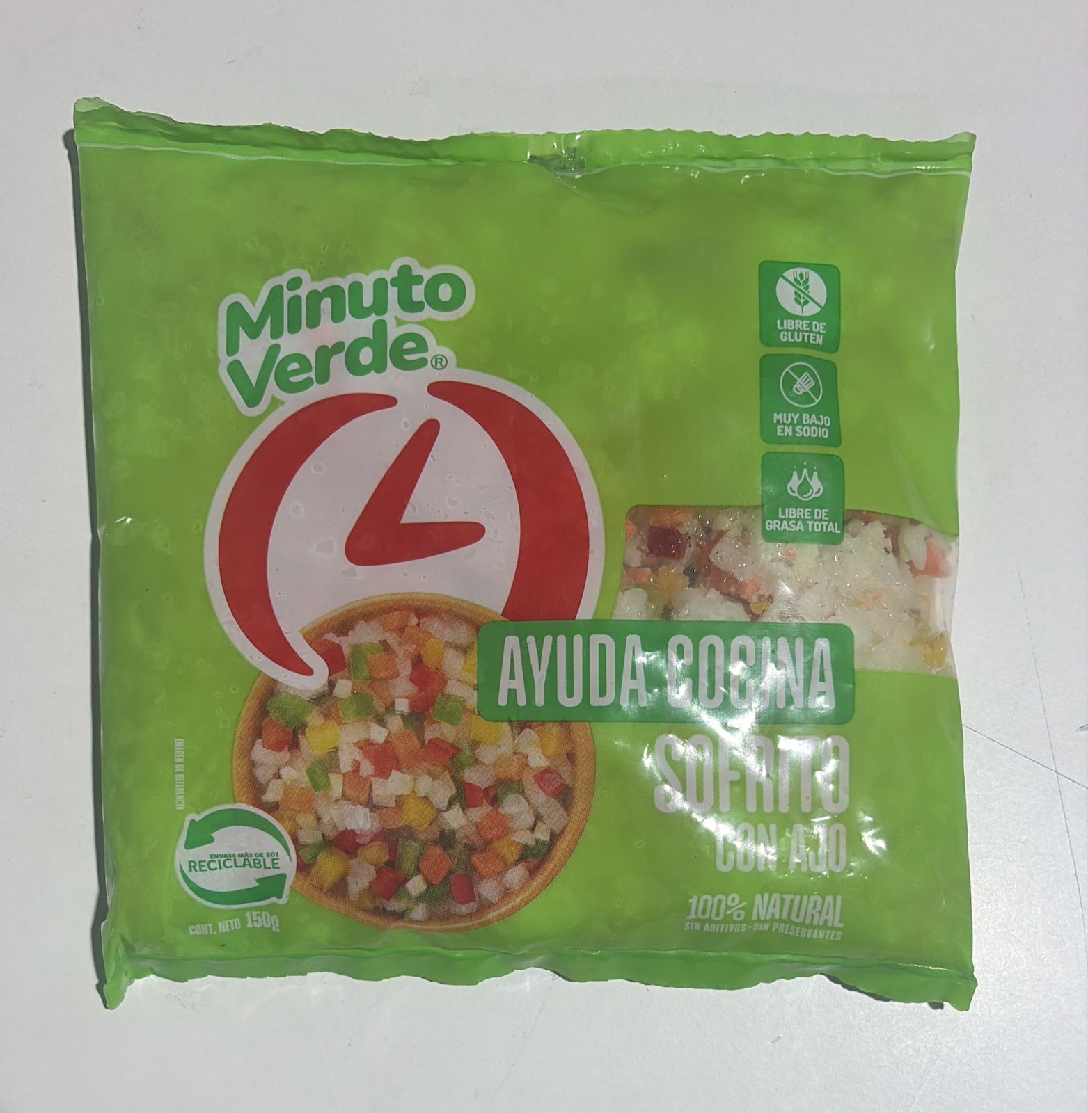 Sofrito Con Ajo 150 grs Minuto Verde