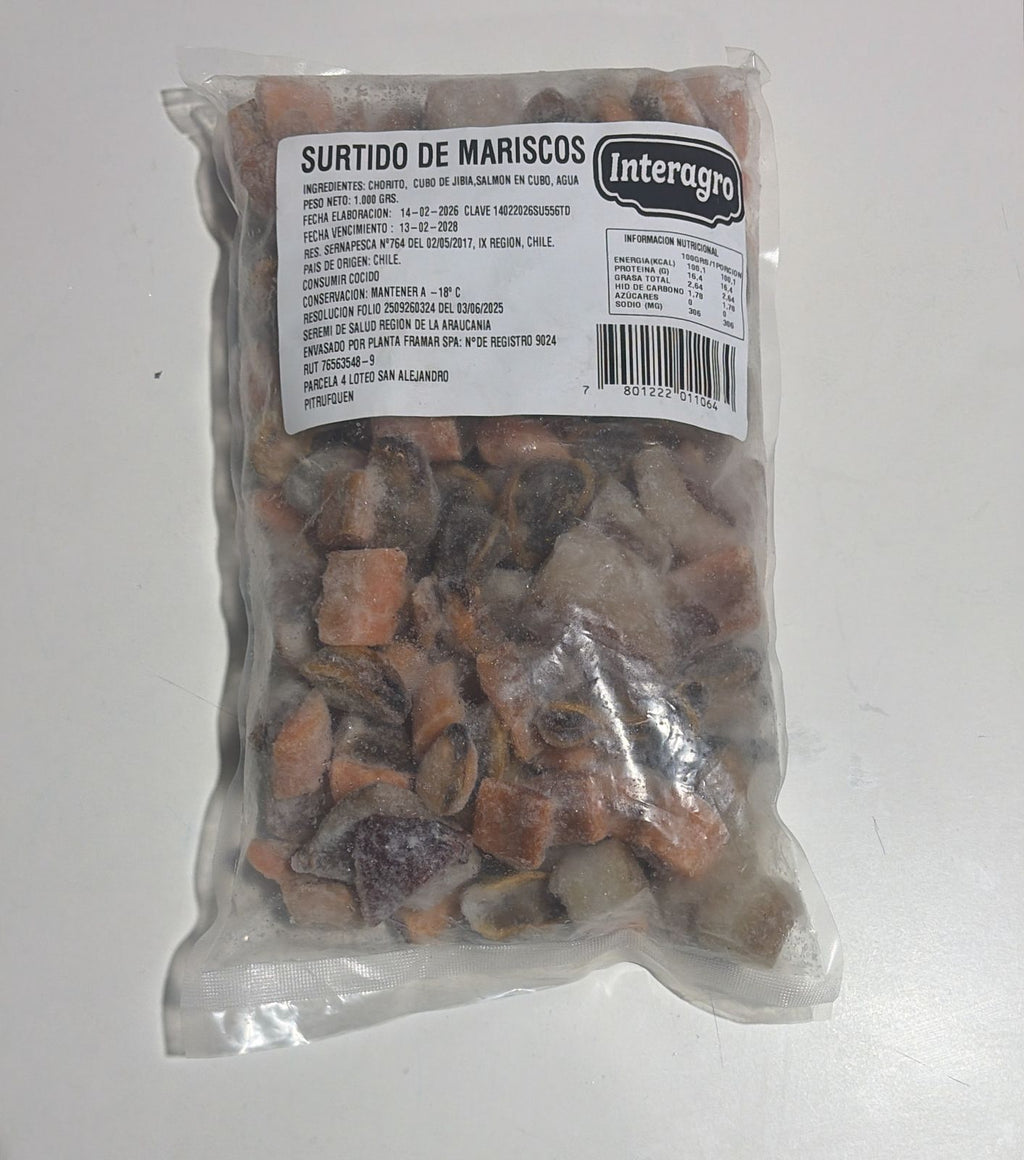 Surtido de Mariscos 1 Kg Interagro
