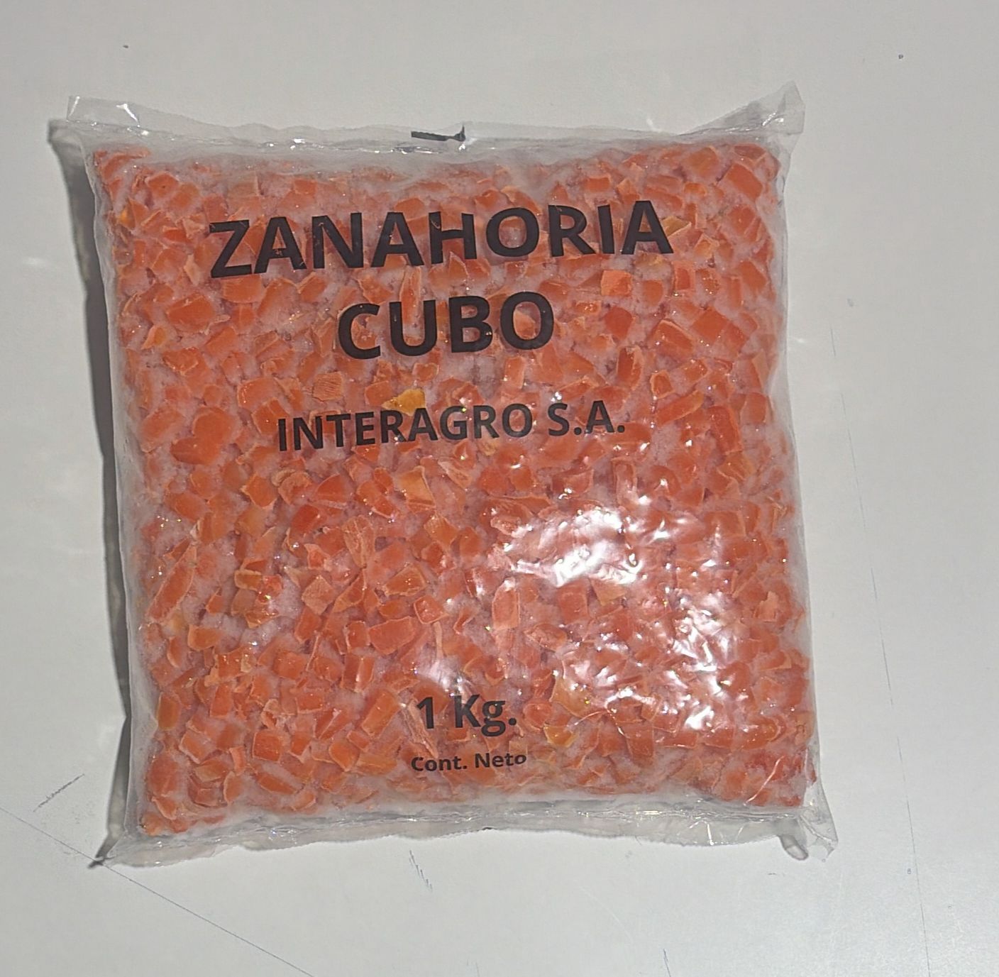 Zanahoria Cubo 1 kg Interagro