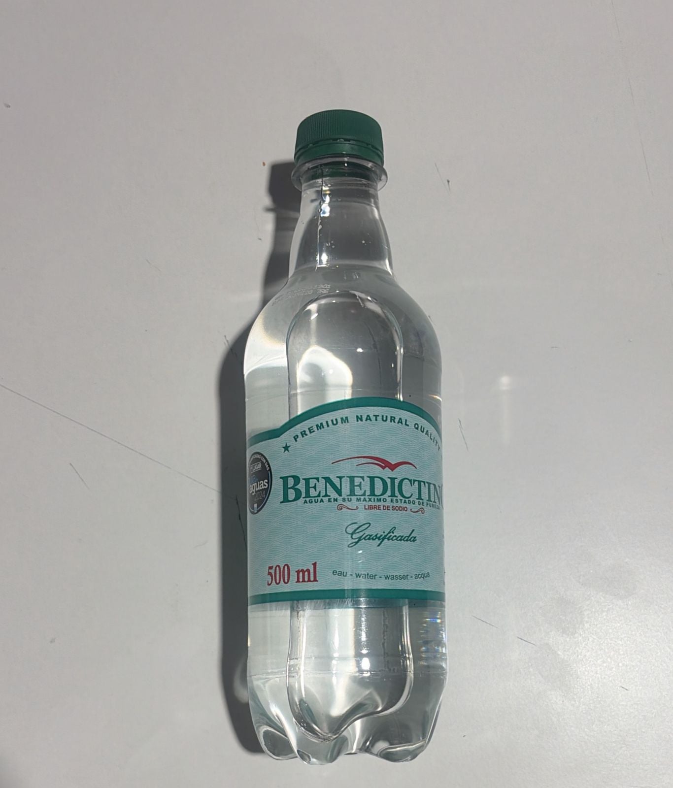Agua Mineral con gas 500  cc Benedictino