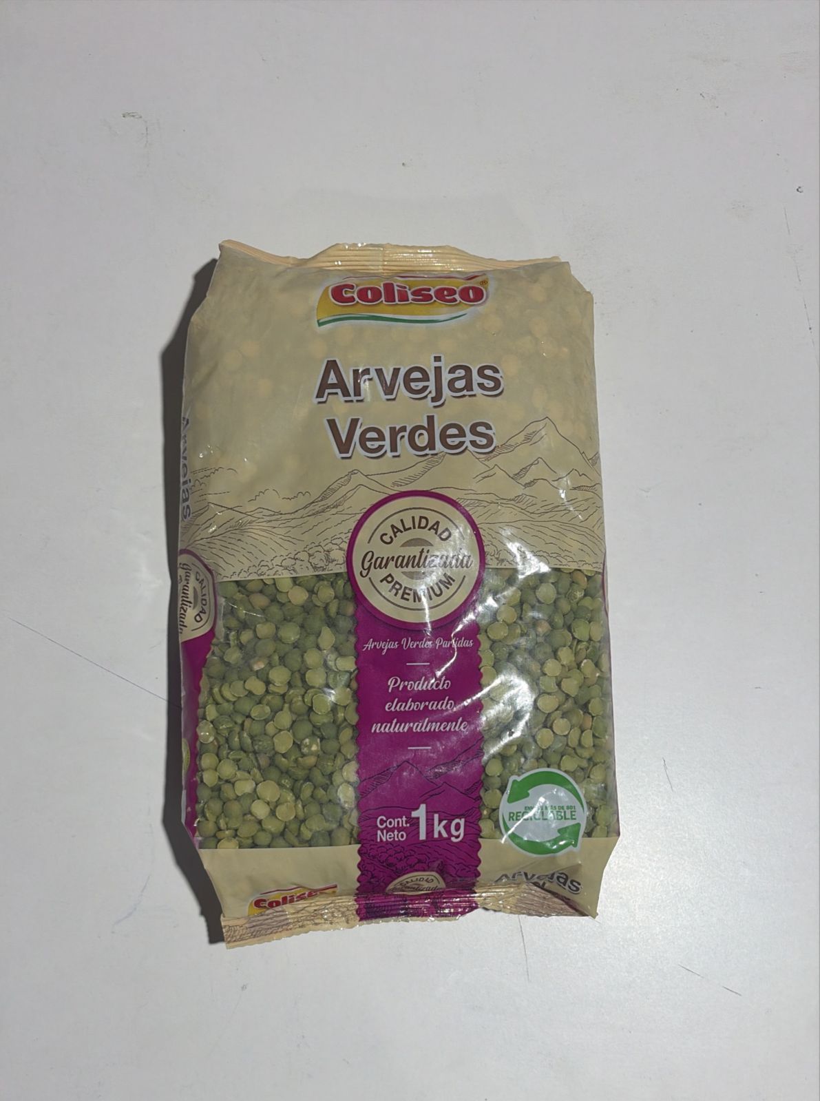 Arveja Verde 1  kg Coliseo