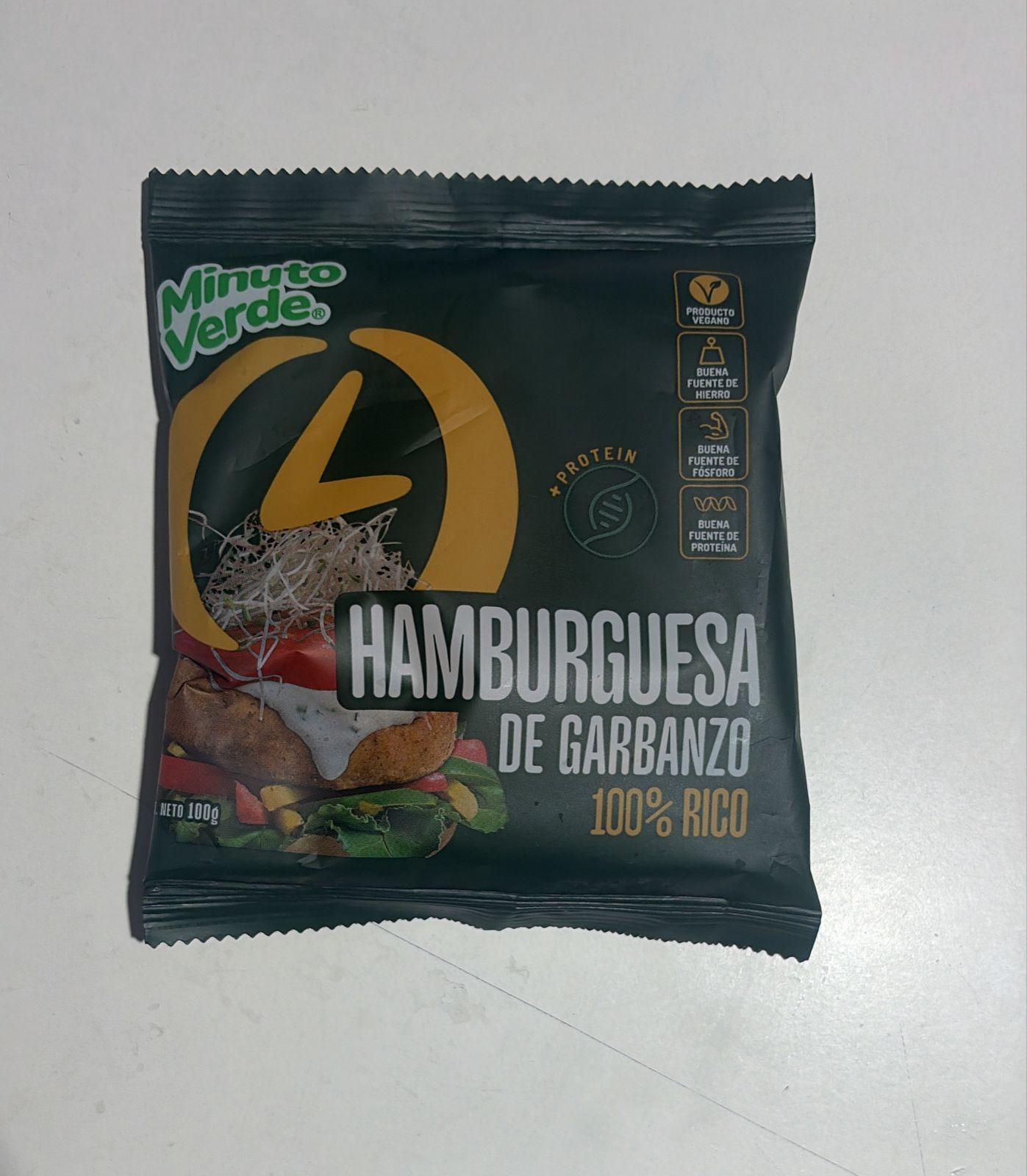 Hamburguesas Veganas Varios 100 grs Minuto Verde
